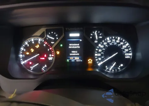 2025 Toyota Tundra Sr5 4Wd из США, поврежденный, VIN 5TFLA5DB6SX270928